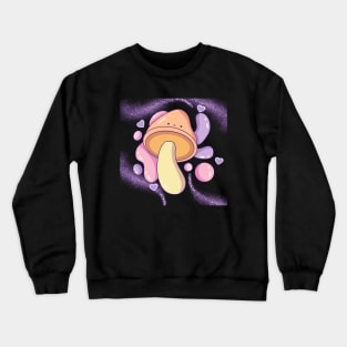 Groovy purple mushroom Crewneck Sweatshirt